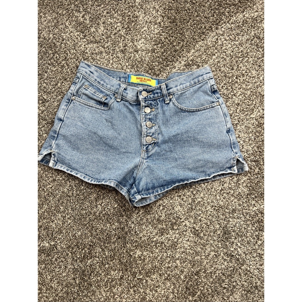 Paris Blues Vintage y2k Jean Short Micro Mini Size 9 Inseam 2"